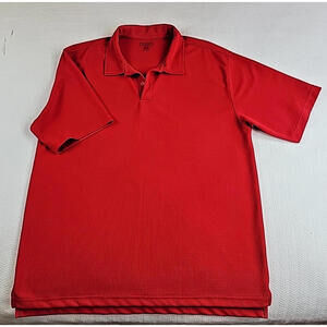 Champions Golf Polo Short Sleeve Shirt Red Size 2XL (100% Polyester)